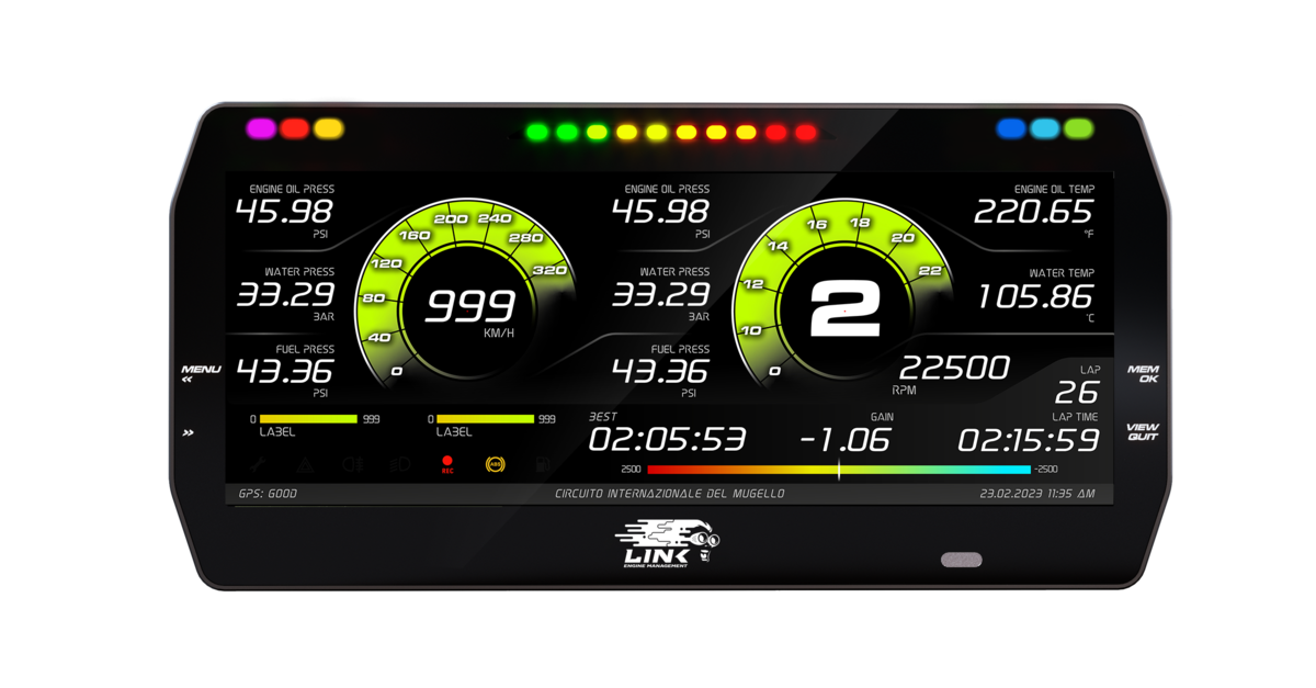 LINK MXT Strada 10-inch Dash - Race Edition