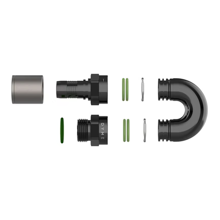 Dyme FATBOY D-Type Crimp-On ORB Swivel