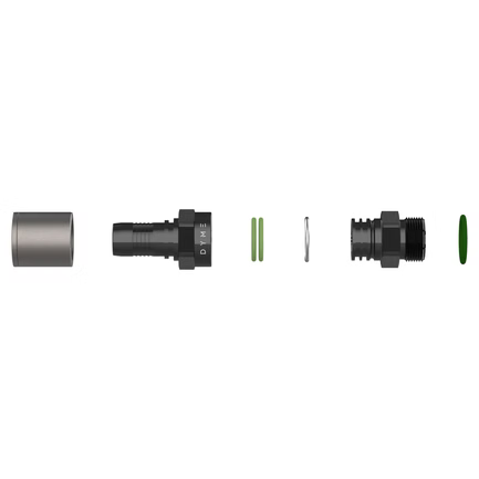 Dyme FATBOY D-Type Crimp-On ORB Swivel