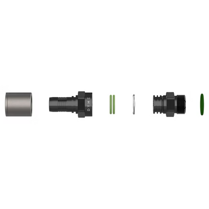Dyme FATBOY D-Type Crimp-On ORB Swivel