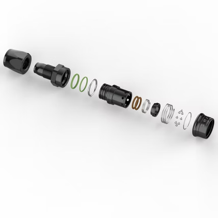 Dyme PRO/SPEC B-Type Reusable Swivel (BLACK TOP)