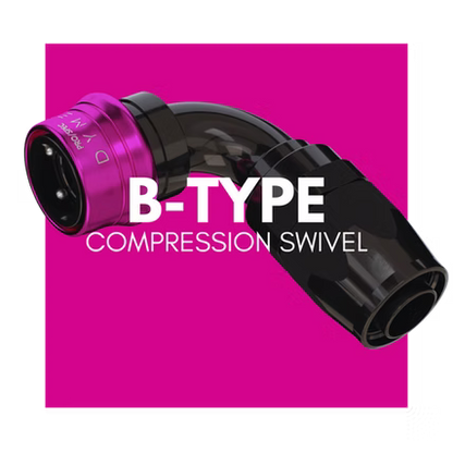 Dyme PRO/SPEC B-Type Reusable Swivel (PS PURPLE)
